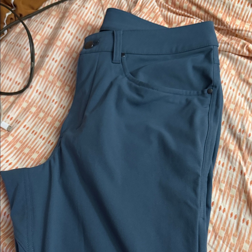 Lululemon Athletica Iron Blue ABC Pants - Picture 3 of 8
